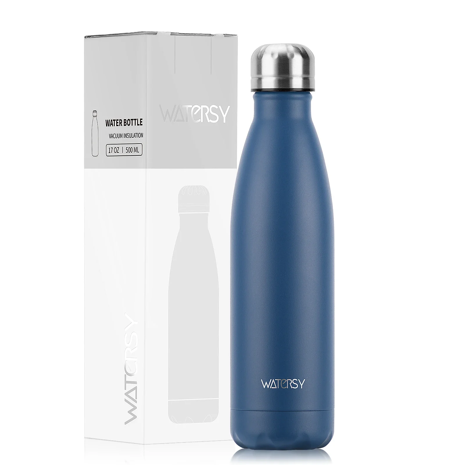 WATERSY 500ml Insulated Water Bottle, Stainless Steel Thermal Leakproof Flask, BPA-Free Double Walled Vacuum Bottle for Sports - Image 21