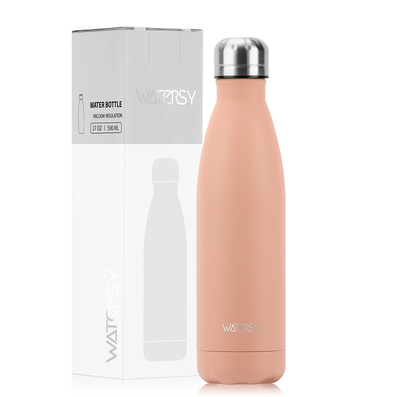 WATERSY 500ml Insulated Water Bottle, Stainless Steel Thermal Leakproof Flask, BPA-Free Double Walled Vacuum Bottle for Sports - Image 22