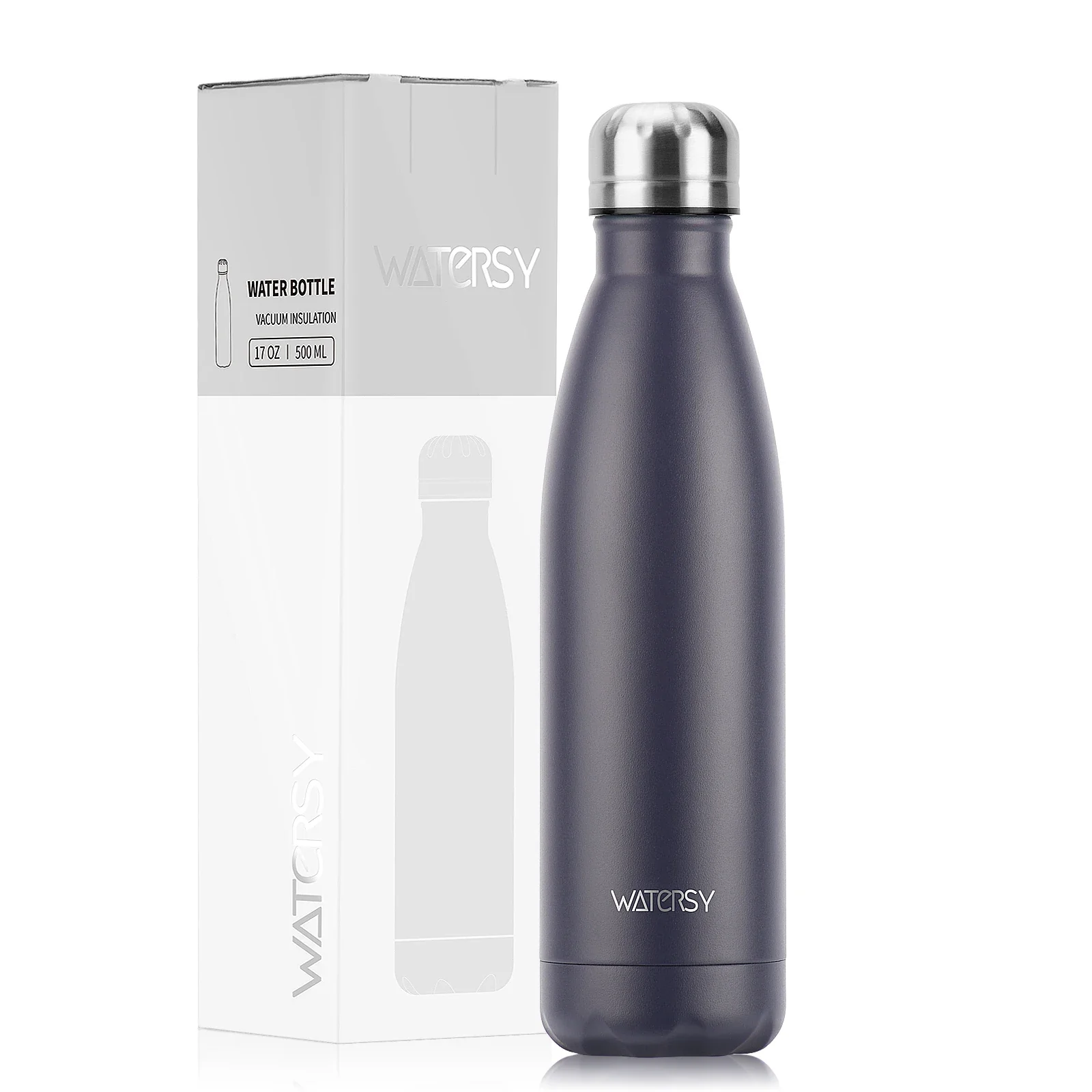 WATERSY 500ml Insulated Water Bottle, Stainless Steel Thermal Leakproof Flask, BPA-Free Double Walled Vacuum Bottle for Sports - Image 24