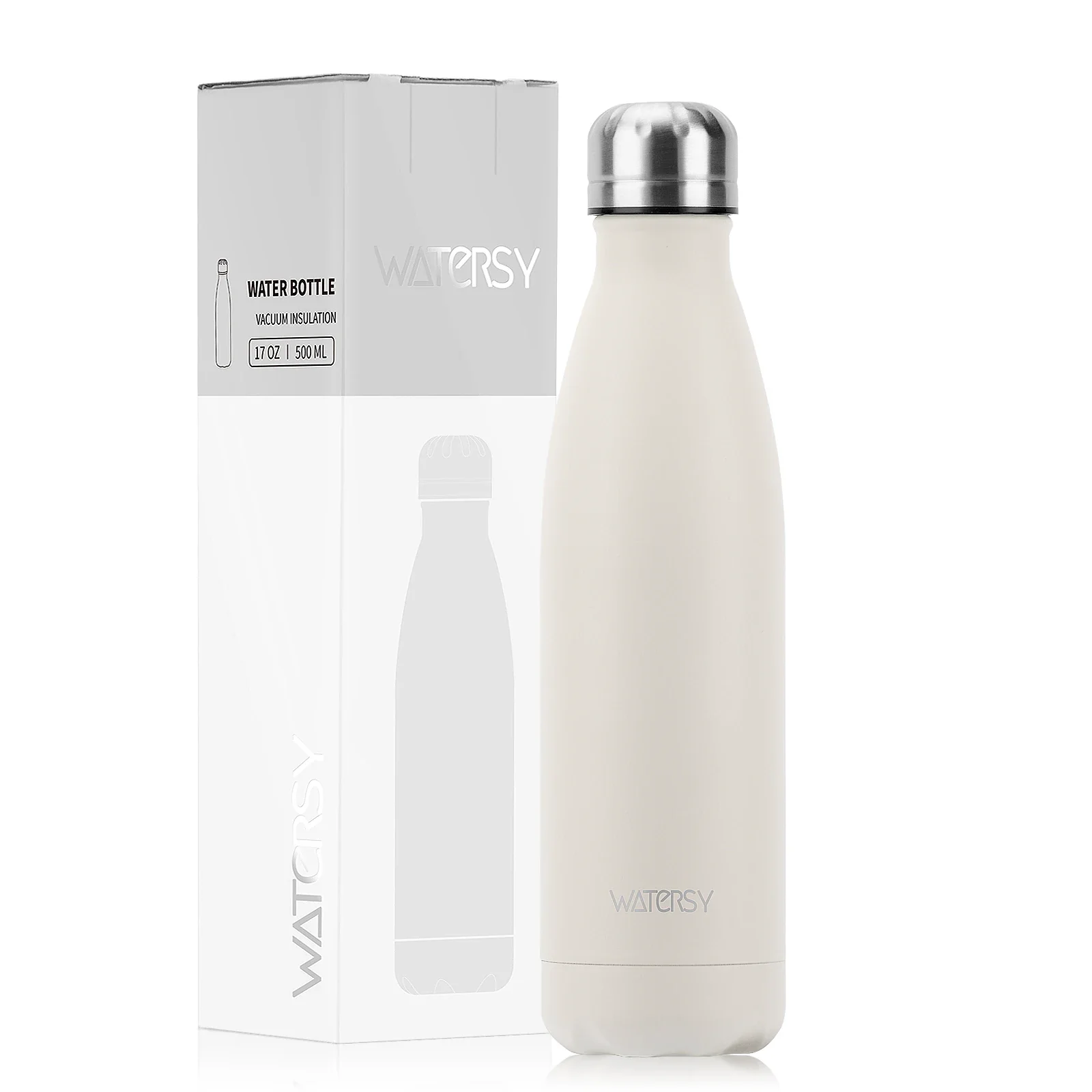 WATERSY 500ml Insulated Water Bottle, Stainless Steel Thermal Leakproof Flask, BPA-Free Double Walled Vacuum Bottle for Sports - Image 29