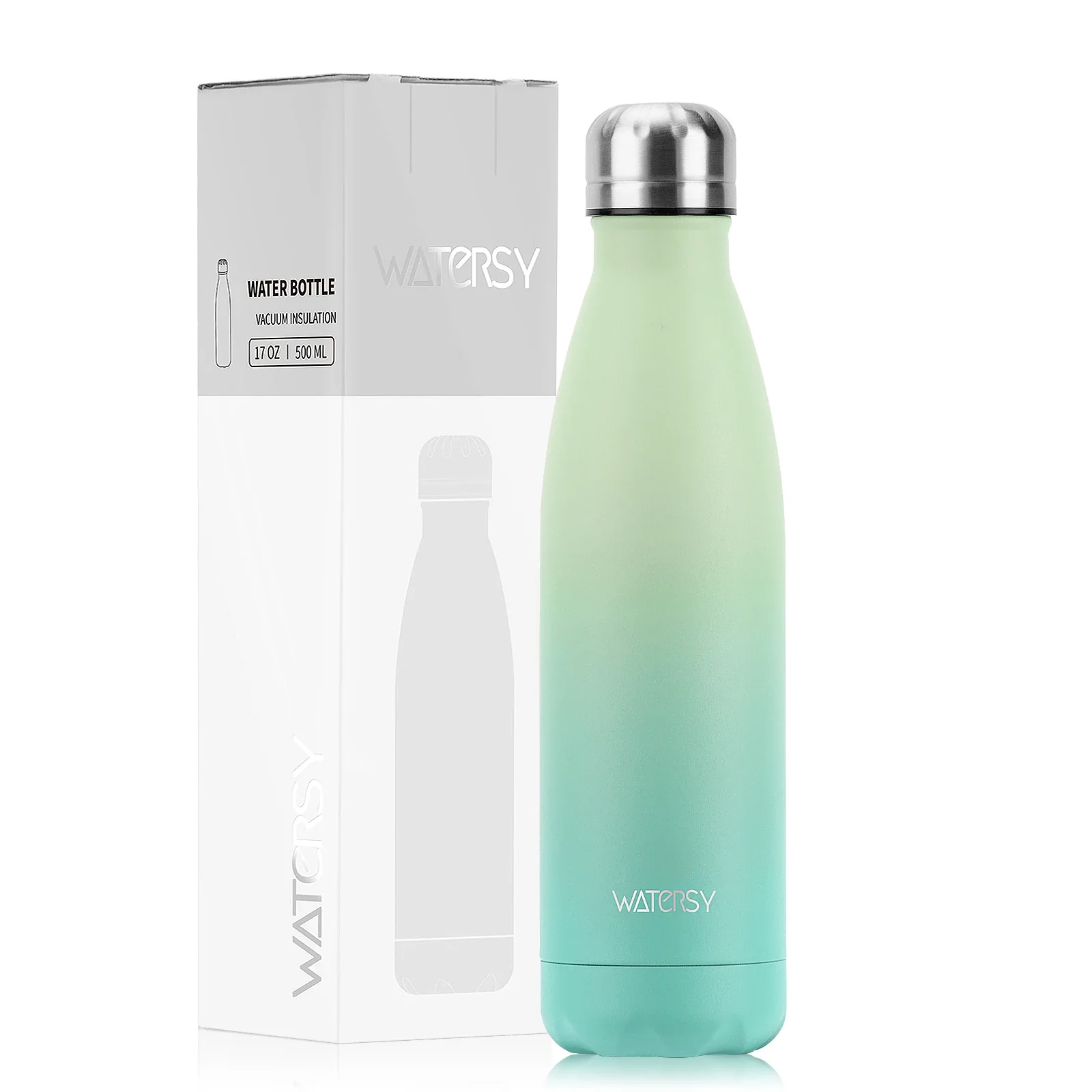 WATERSY 500ml Insulated Water Bottle, Stainless Steel Thermal Leakproof Flask, BPA-Free Double Walled Vacuum Bottle for Sports - Image 31