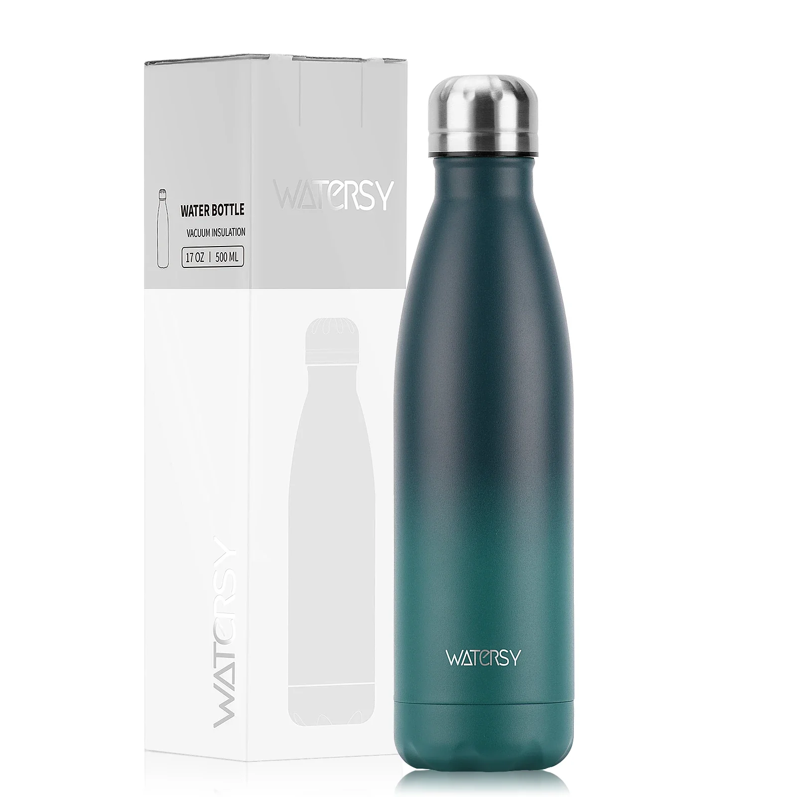 WATERSY 500ml Insulated Water Bottle, Stainless Steel Thermal Leakproof Flask, BPA-Free Double Walled Vacuum Bottle for Sports - Image 32