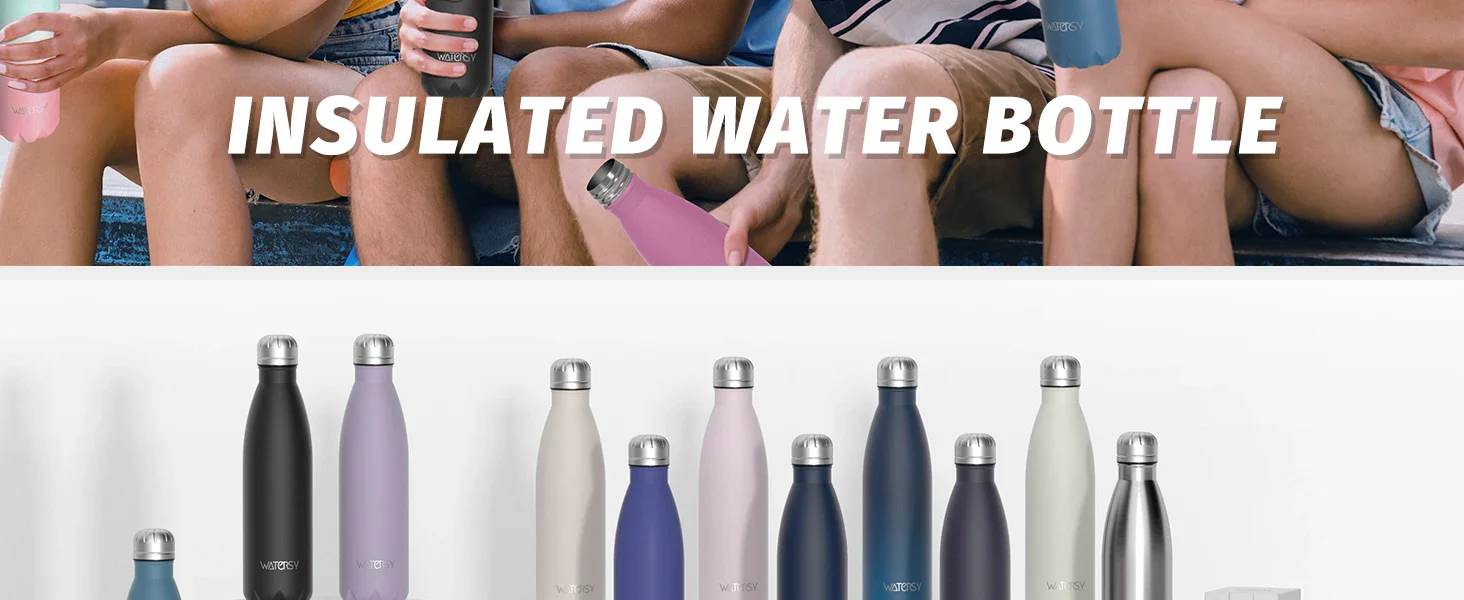 WATERSY 500ml Insulated Water Bottle, Stainless Steel Thermal Leakproof Flask, BPA-Free Double Walled Vacuum Bottle for Sports - Image 9