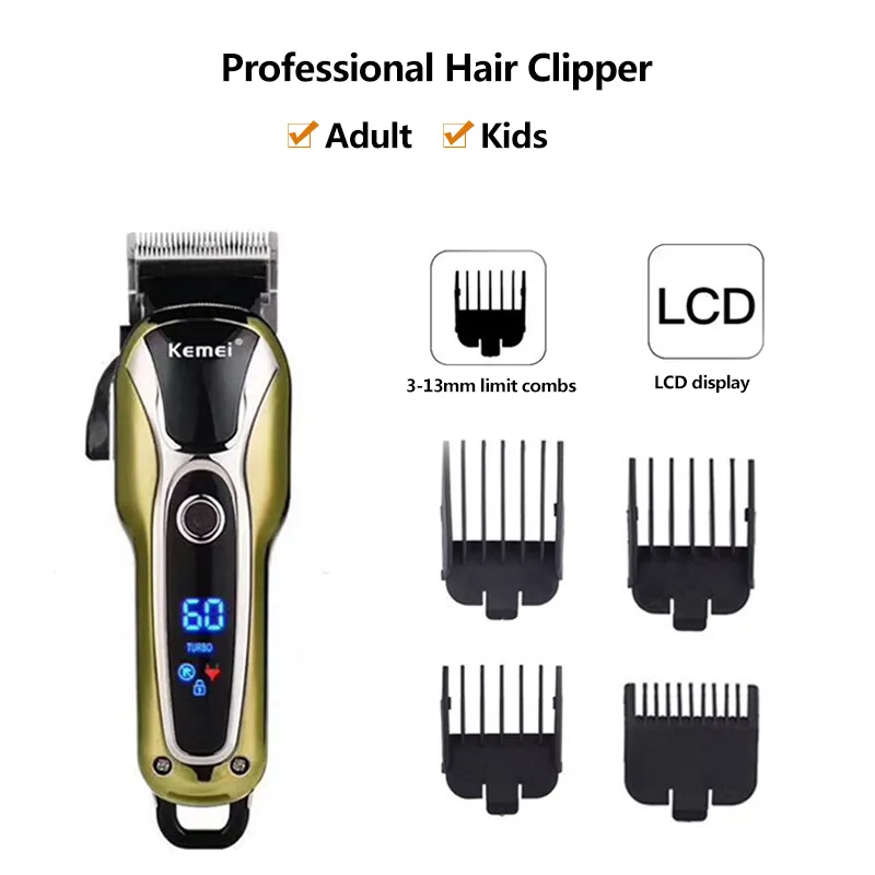 WEASTI Clipper Rechargeable Electric Hair Cutting Machine Professional Barber Trimmer Electr Shaver Cordless Finishing Blade - Image 2
