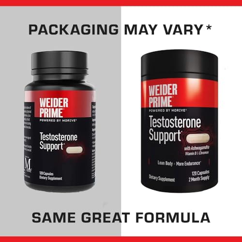 Weider Prime Testosterone Supplement for Men, Healthy , Support to Help Boost Strength and Build Lean Muscle, 120 Capsules - Image 11