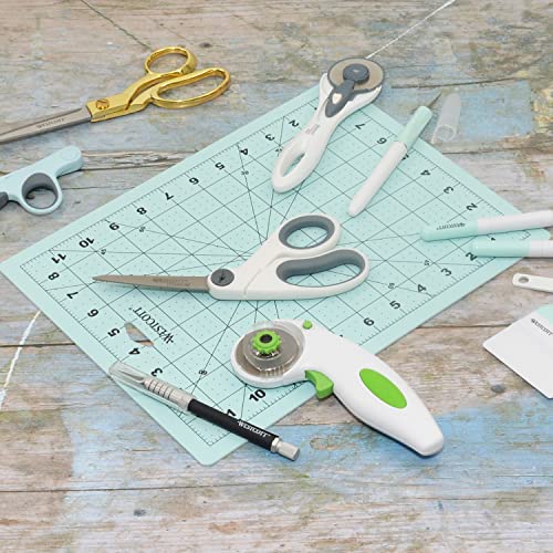 Westcott 16376 Crafting Scissors, 5-Inch Titanium Micro-Tip Scissors, White/Gray - Image 2