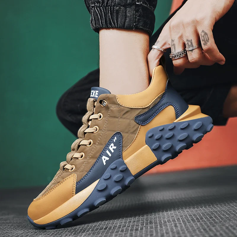 White Casual Sport Fashion Shoes Men Running Shoes Breathable Sneakers Wearable Rubber Sneakers Male Jogging Athletic Shoe Hombr - Image 5