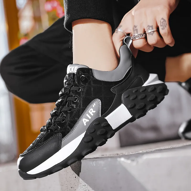 White Casual Sport Fashion Shoes Men Running Shoes Breathable Sneakers Wearable Rubber Sneakers Male Jogging Athletic Shoe Hombr - Image 6