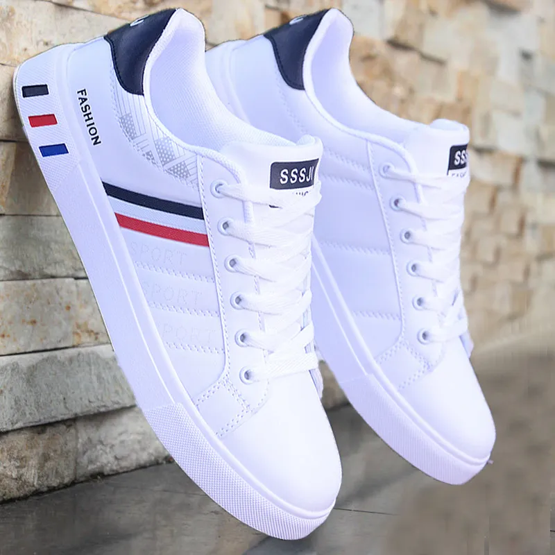 White Vulcanized Sneakers Boys Cheap Flat Comfortable Shoes Men Autumn Spring 2022 Sneakers Sapatenis Masculino chaussures - Image 2