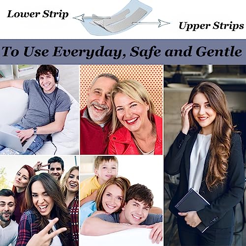 Whitening Strips for Teeth, 42 Upgraded Sensitivity Free Teeth Whitening Strips, Peroxide Free, 21 Treatments, Professional and Safe White Strips - Image 2
