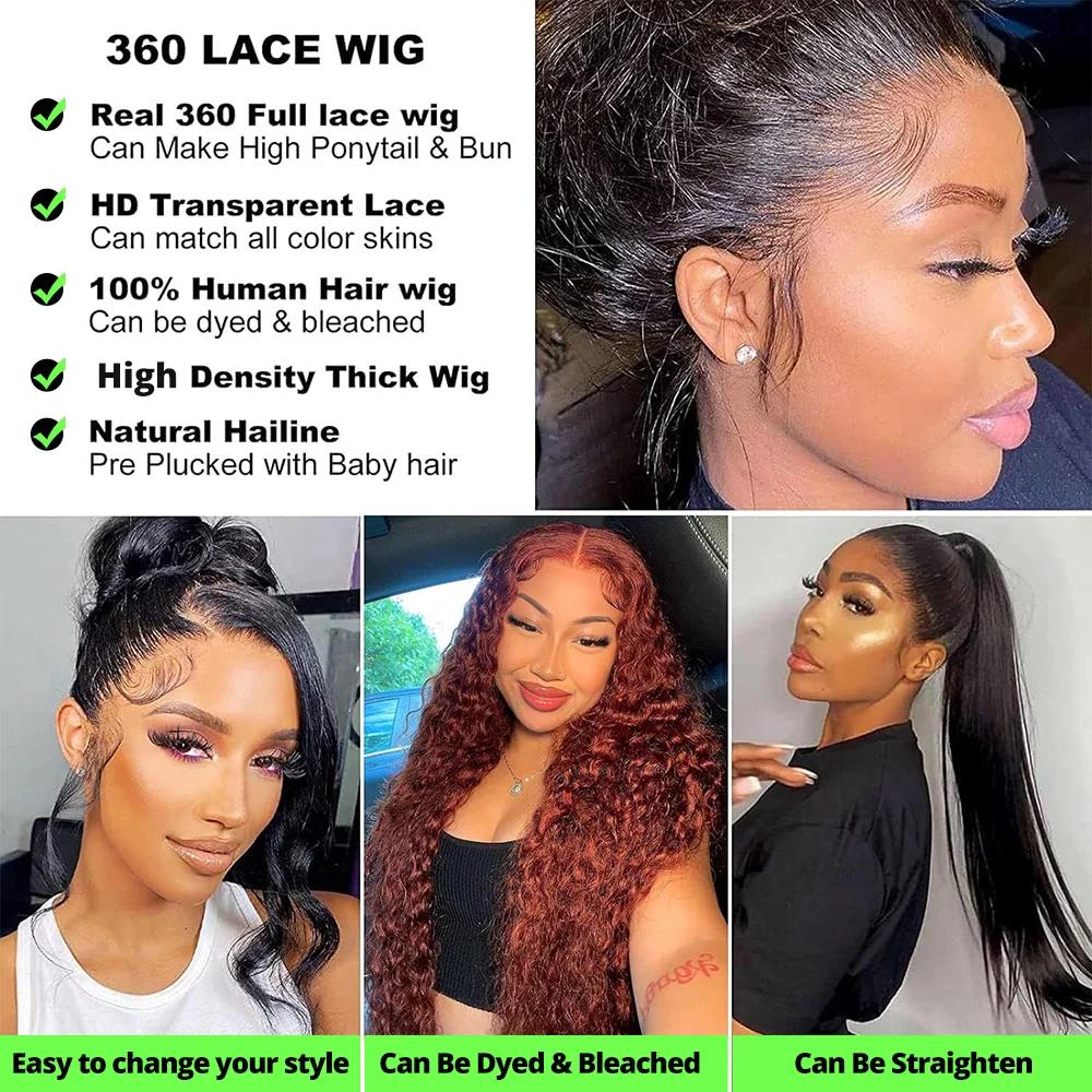 Wig Lace Frontal human hair Wig curl Brazilian human hair Wig human hair balance Full Lace Wig Lace Frontal human hair Wig delivery 3 days France - Image 5