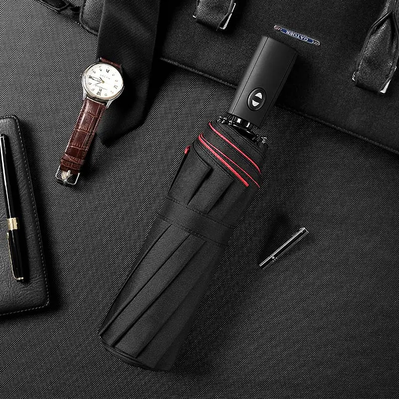 Windproof Double Layer Resistant Umbrella Fully Automatic Rain Men Women 10K Strong Luxury Business Male Large Umbrellas Parasol - Image 4