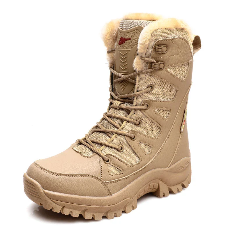 Winter Boot Men's High-top Waterproof Ankle Boots Men Thick Plus Warm Large Size Snow Hiking Boots Outdoor Cotton Shoes Sneakers - Image 33