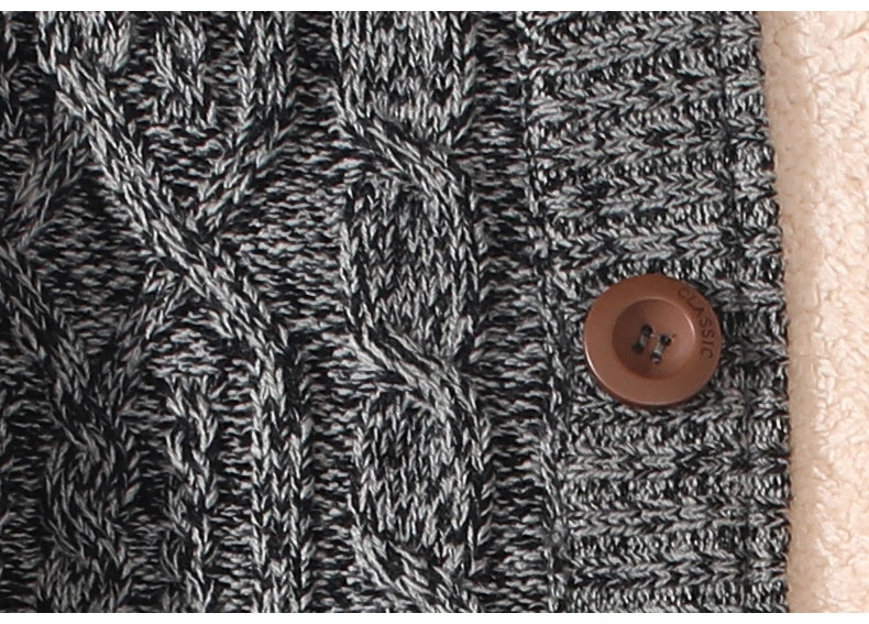 Winter Cardigan Male Thicken Warm Wool Cashmere Winter Coats Sweater Men Clothing 2020 New Outwear Size 4XL 5XL 6XL 7XL - Image 4