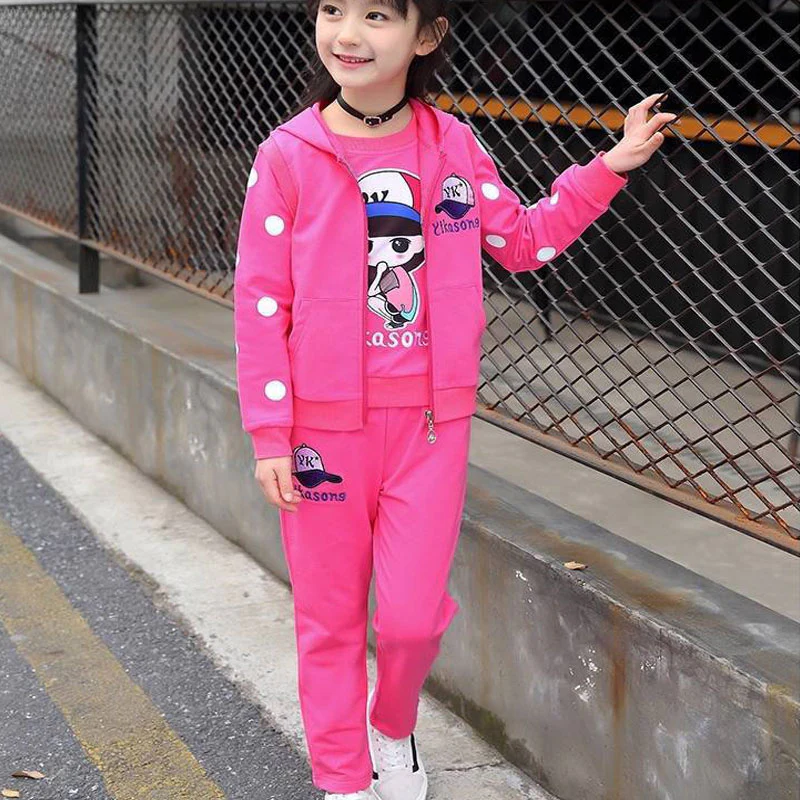 Winter Children Clothing Sets for Girls Floral Baby Girl Clothes Cotton Kids Tracksuit Sweatshirt+Pants Christma Costume Outfit - Image 8