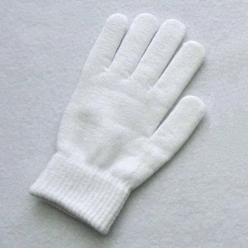 Winter Knitted Plush Gloves Women Men Autumn Thickened Solid Color Full Finger Mittens Hand Warmer Gloves Couple Cycling Gloves - Image 8