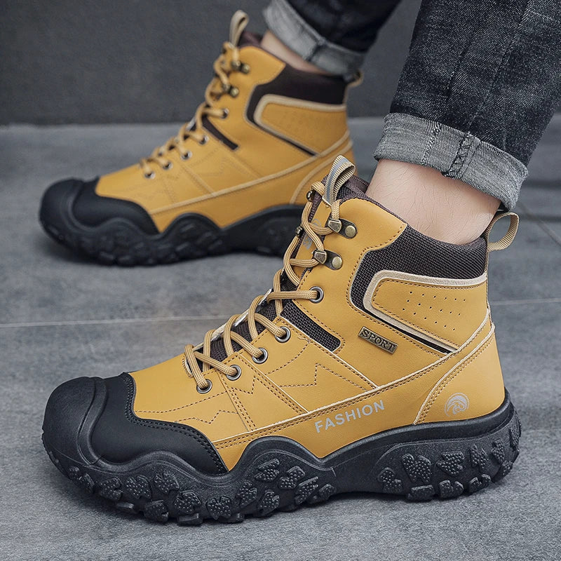 Winter Men's Hiking Shoes Lightweight Anti Slip Mens Boots Outdoor Sneakers Comfortable Climbing Hunting Trekking Camping Shoes - Image 5