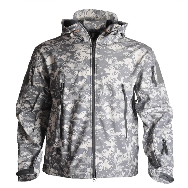 Winter Military Fleece Jacket Men Soft shell Tactical Waterproof US Army Camouflage Coat Airsoft Clothing Multicam Windbreakers - Image 10