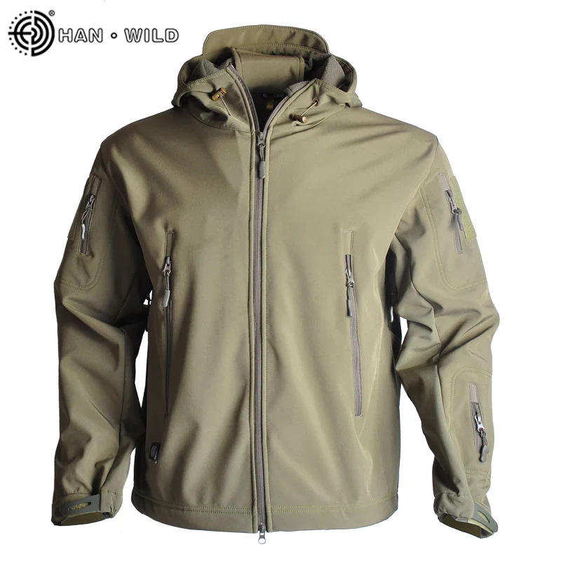 Winter Military Fleece Jacket Men Soft shell Tactical Waterproof US Army Camouflage Coat Airsoft Clothing Multicam Windbreakers - Image 12