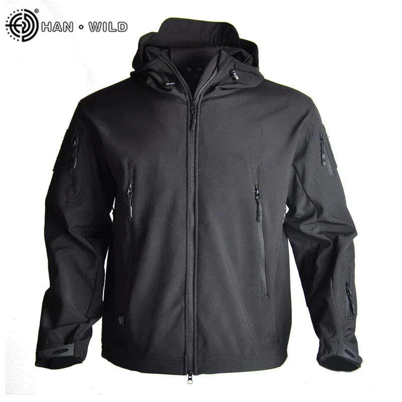 Winter Military Fleece Jacket Men Soft shell Tactical Waterproof US Army Camouflage Coat Airsoft Clothing Multicam Windbreakers - Image 8