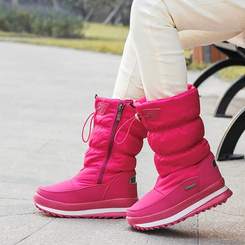 Winter Platform Women Boots Children Rubber anti-slip Snow Boots Shoes for women Waterproof Warm Winter Shoes Botas - Image 4