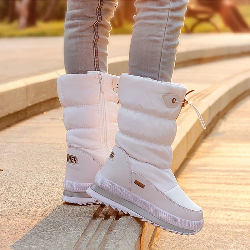 Winter Platform Women Boots Children Rubber anti-slip Snow Boots Shoes for women Waterproof Warm Winter Shoes Botas - Image 7