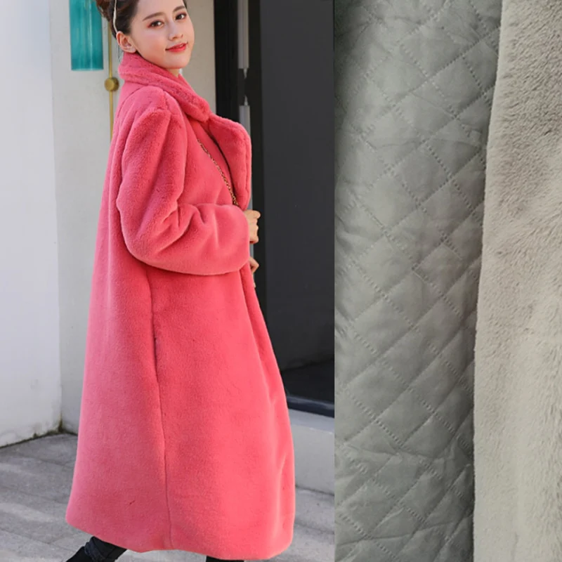 Winter Women High Quality Faux Rabbit Fur Coat Luxury Long Fur Coat Loose Lapel OverCoat Thick Warm Plus Size Female Plush Coats - Image 3