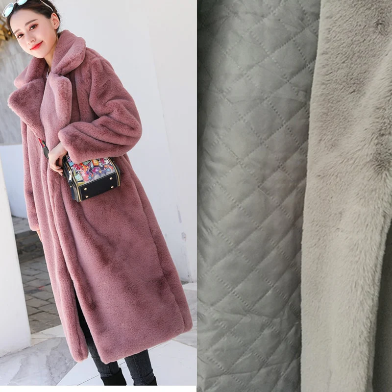 Winter Women High Quality Faux Rabbit Fur Coat Luxury Long Fur Coat Loose Lapel OverCoat Thick Warm Plus Size Female Plush Coats - Image 5
