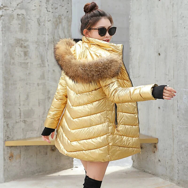 Winter women Parkas coat 2020 casual thicken warm hooded padded jackets Female solid colorful styled outwear snow jacket - Image 2