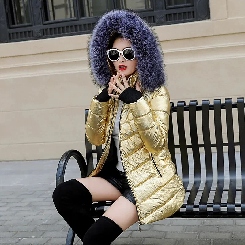 Winter women Parkas coat 2020 casual thicken warm hooded padded jackets Female solid colorful styled outwear snow jacket - Image 5