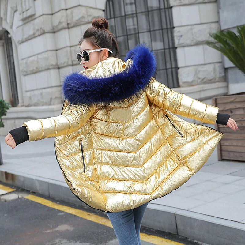 Winter women Parkas coat 2020 casual thicken warm hooded padded jackets Female solid colorful styled outwear snow jacket - Image 8