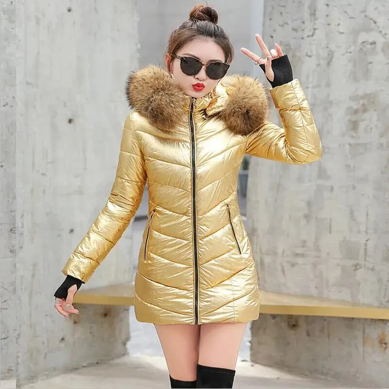 Winter women Parkas coat 2020 casual thicken warm hooded padded jackets Female solid colorful styled outwear snow jacket - Image 9
