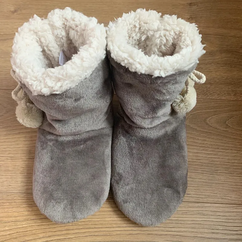 Winter Women Slippers Indoor Shoes Home Slippers Solid Color No-slip Soft Plush Slipper Shoes Woman Casual House Shoes - Image 6