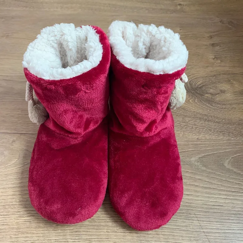 Winter Women Slippers Indoor Shoes Home Slippers Solid Color No-slip Soft Plush Slipper Shoes Woman Casual House Shoes - Image 8