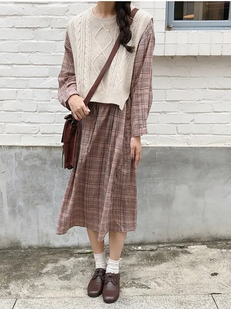 Winter Women Sweater Vest Pullover Female Knitting Overszie Sweaters Sleeveless Tank Girls Loose Elegant Knitted Thick New - Image 5