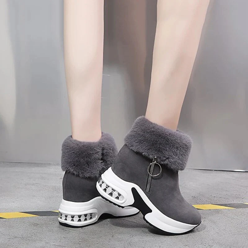 Winter Women Warm Sneakers Platform Snow Boots 2021 Ankle Boots Female Causal Shoes Ankle Boots for Women Ladies Boots - Image 3
