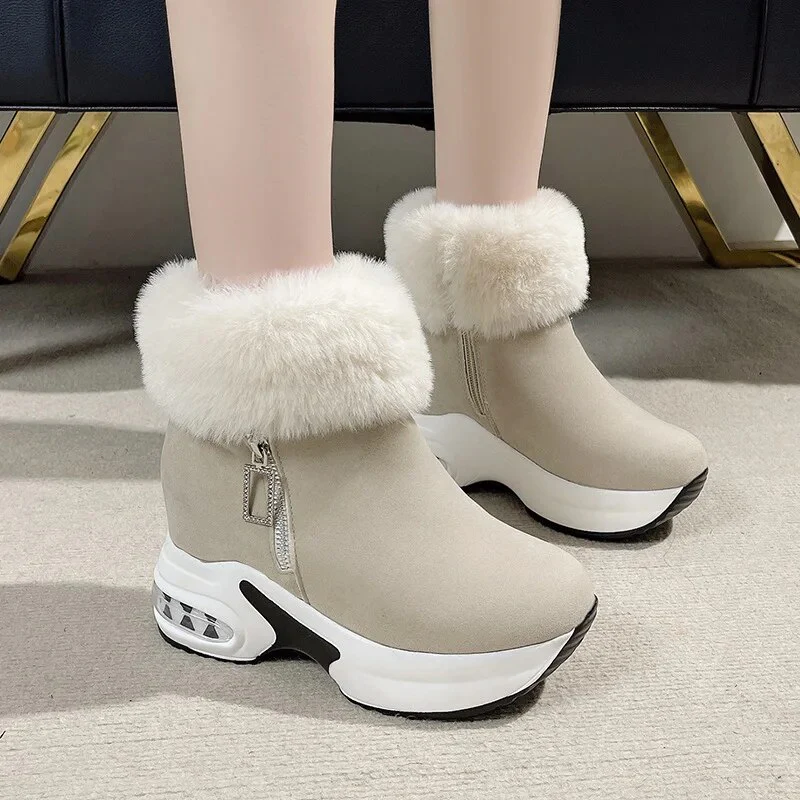 Winter Women Warm Sneakers Platform Snow Boots 2021 Ankle Boots Female Causal Shoes Ankle Boots for Women Ladies Boots - Image 4