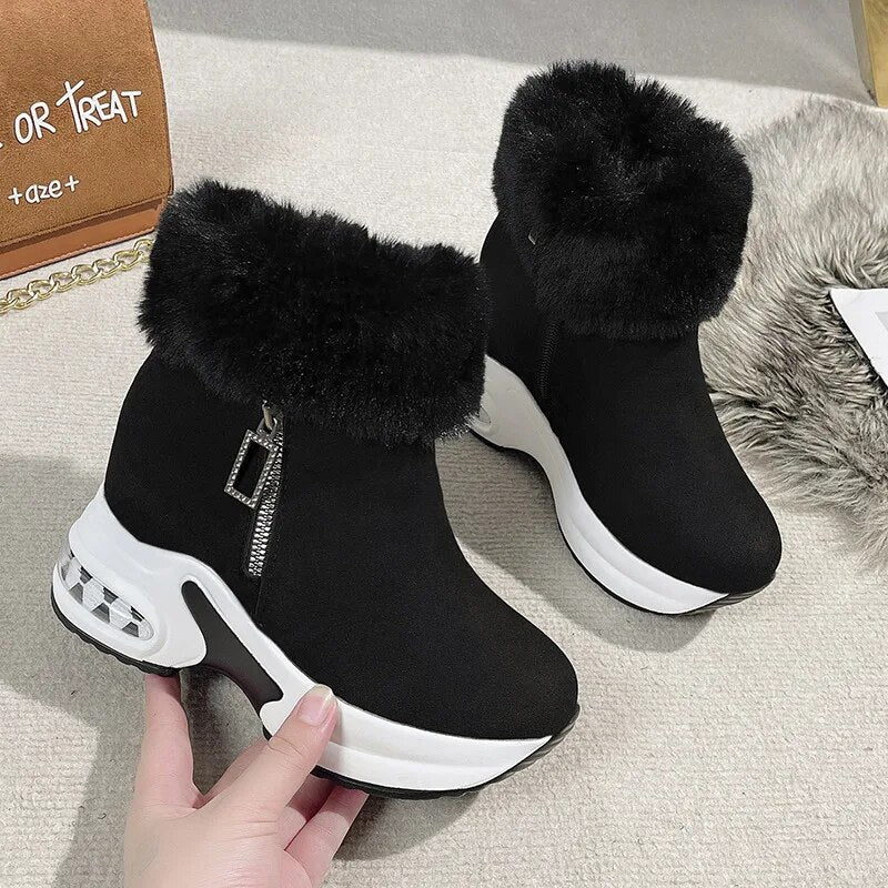 Winter Women Warm Sneakers Platform Snow Boots 2021 Ankle Boots Female Causal Shoes Ankle Boots for Women Ladies Boots - Image 6