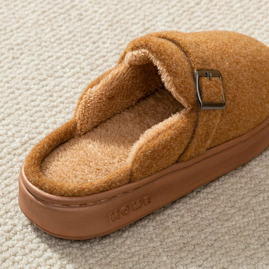 Winter Women's Indoor Slippers Warm Soft Soled Comfortable Outdoor Non Slip Suitable for Couples FashionBedroom Home Shoes - Image 5