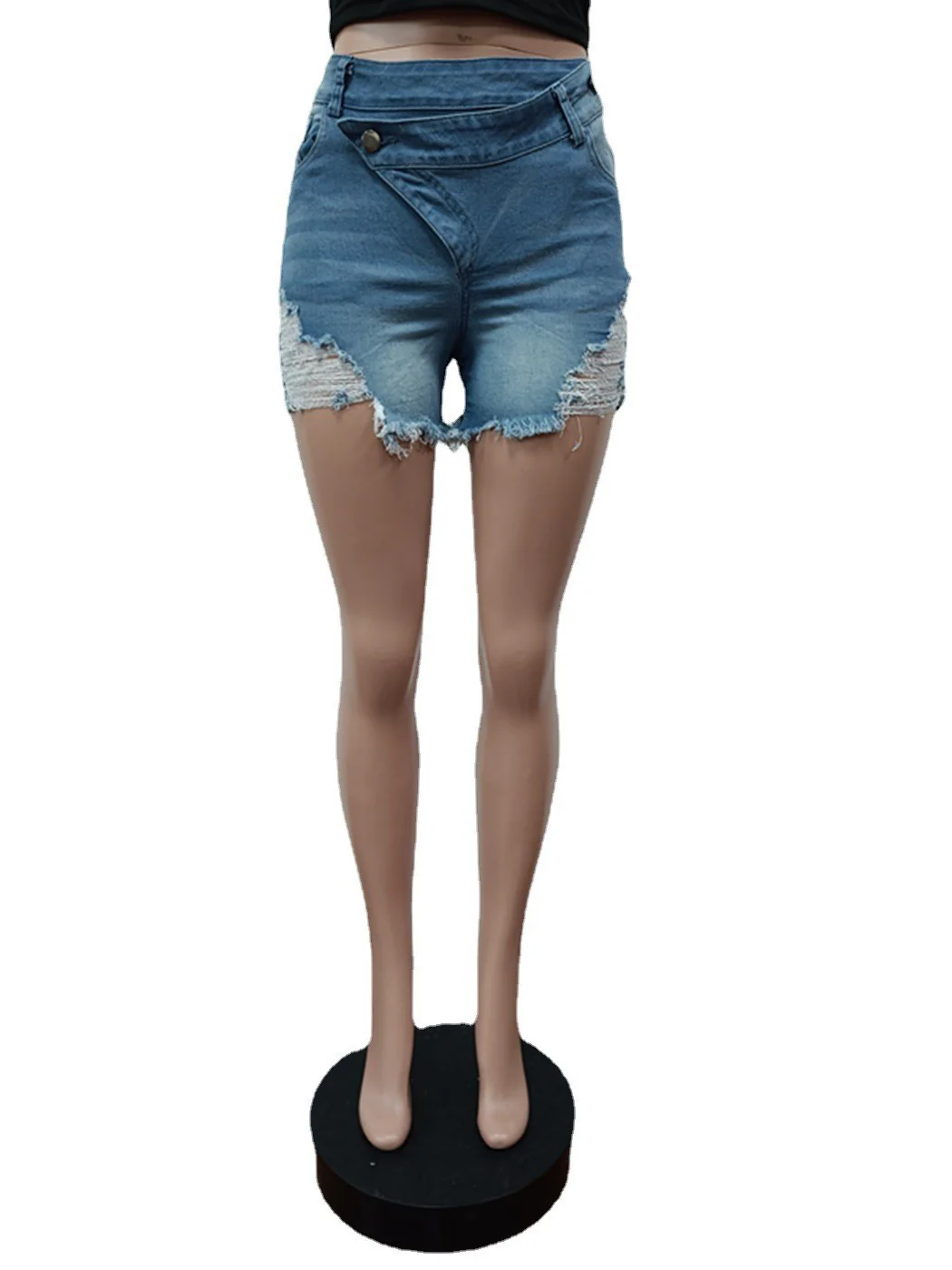 Stretch Skinny Ladies Jeans Shorts Ripped 2023 Summer Mujer Tassel Denim Jean Shorts Casual Women's Shorts For Women Jeans - Image 5