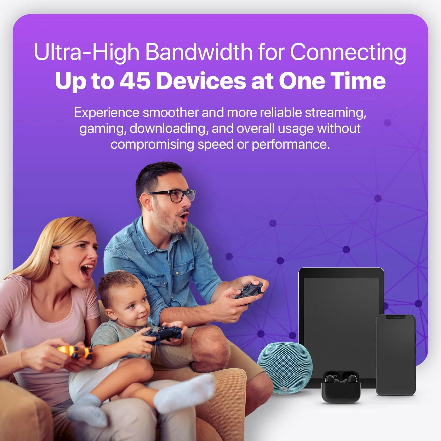 WLM Fastest WiFi Extender Signal Booster for Home - Up to 9000 sq. ft Coverage, Easy Set Up WiFi Repeater Wireless Signal Booster with Ethernet Port, Long Range, Ultra-Stable Router Internet Booster - Image 3