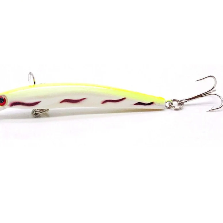Wobbler Minnow Floating Hard Plastic Artificial Bait For Fishing Lure Tackle Bass 8cm 3d Eyes Topwater 2 Fish Hook Crankbait 1pc - Image 10