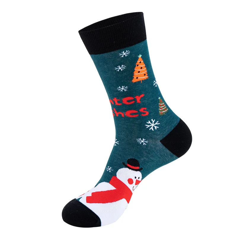 Woman Christmas Socks Funny Xmas Tree Snowflake Gingerbread man Candy Cane Cotton Tube Crew Happy Sock Men New Year Funny Sokken - Image 12