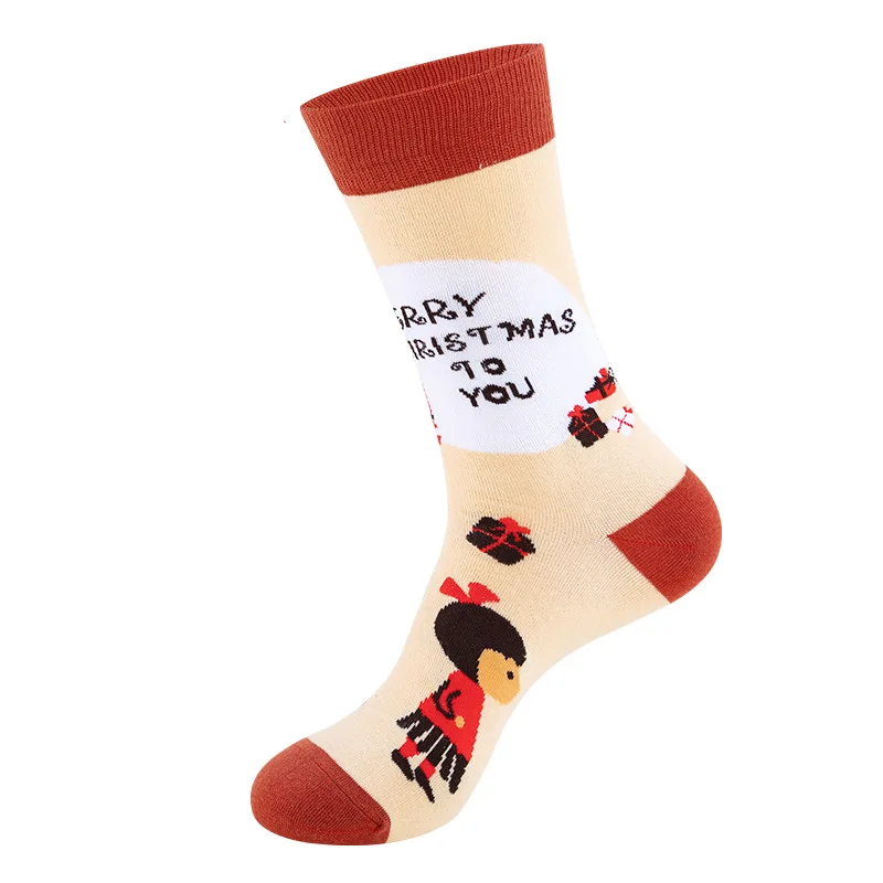 Woman Christmas Socks Funny Xmas Tree Snowflake Gingerbread man Candy Cane Cotton Tube Crew Happy Sock Men New Year Funny Sokken - Image 13