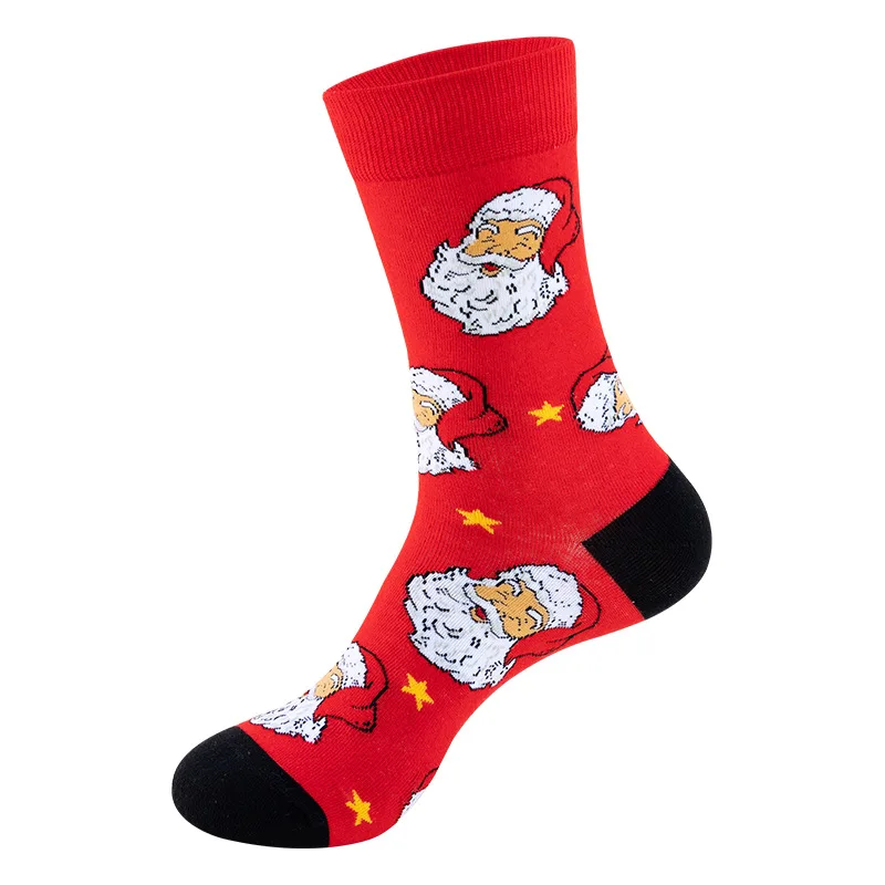 Woman Christmas Socks Funny Xmas Tree Snowflake Gingerbread man Candy Cane Cotton Tube Crew Happy Sock Men New Year Funny Sokken - Image 15