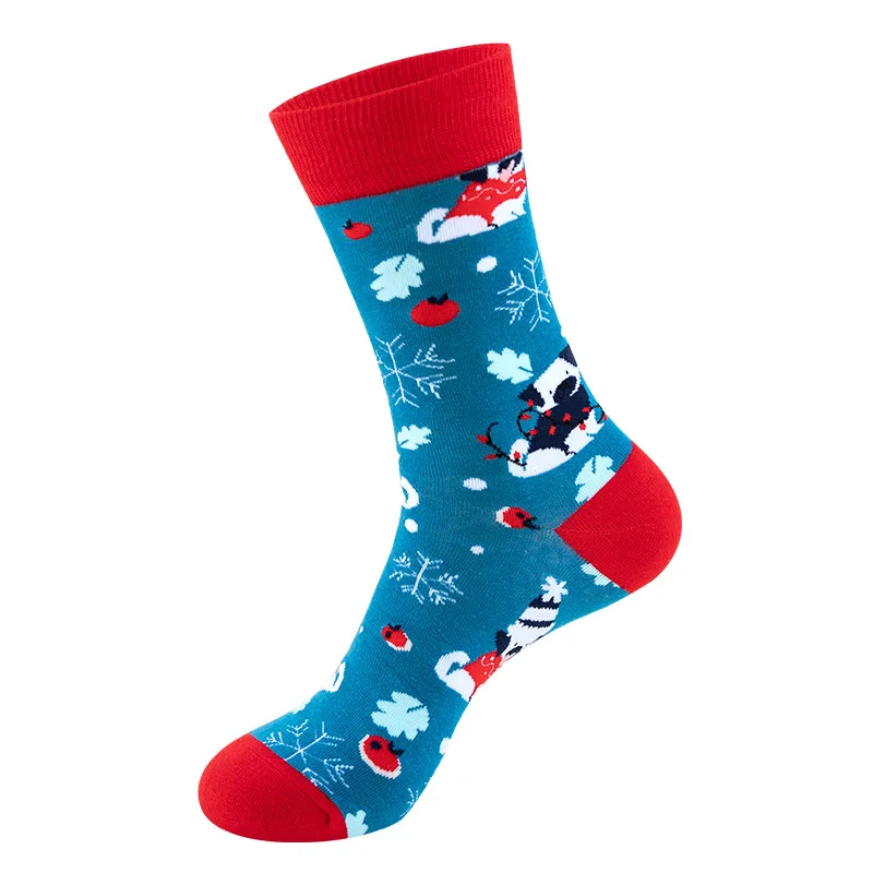Woman Christmas Socks Funny Xmas Tree Snowflake Gingerbread man Candy Cane Cotton Tube Crew Happy Sock Men New Year Funny Sokken - Image 18