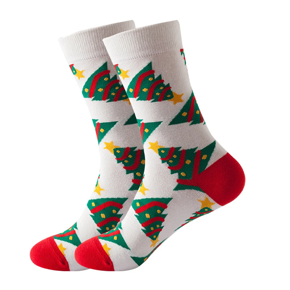 Woman Christmas Socks Funny Xmas Tree Snowflake Gingerbread man Candy Cane Cotton Tube Crew Happy Sock Men New Year Funny Sokken - Image 5