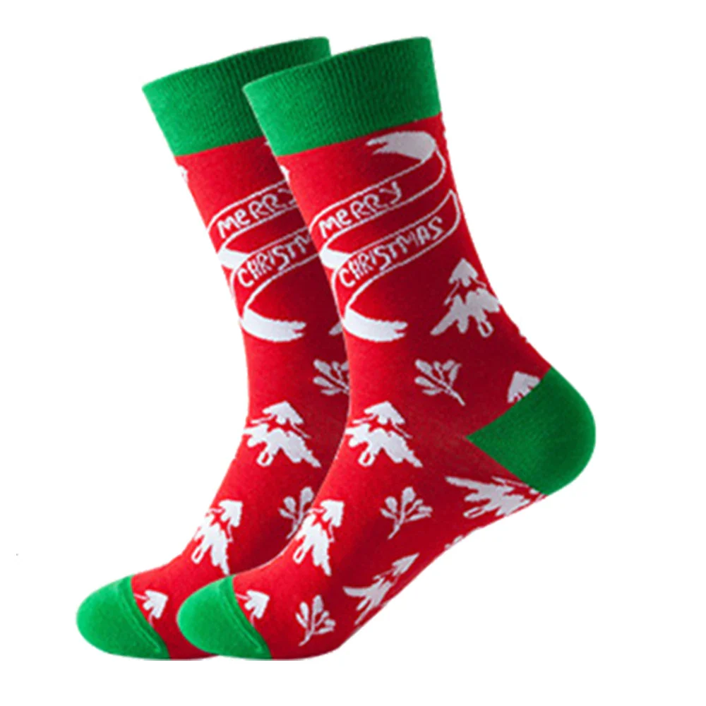 Woman Christmas Socks Funny Xmas Tree Snowflake Gingerbread man Candy Cane Cotton Tube Crew Happy Sock Men New Year Funny Sokken - Image 6