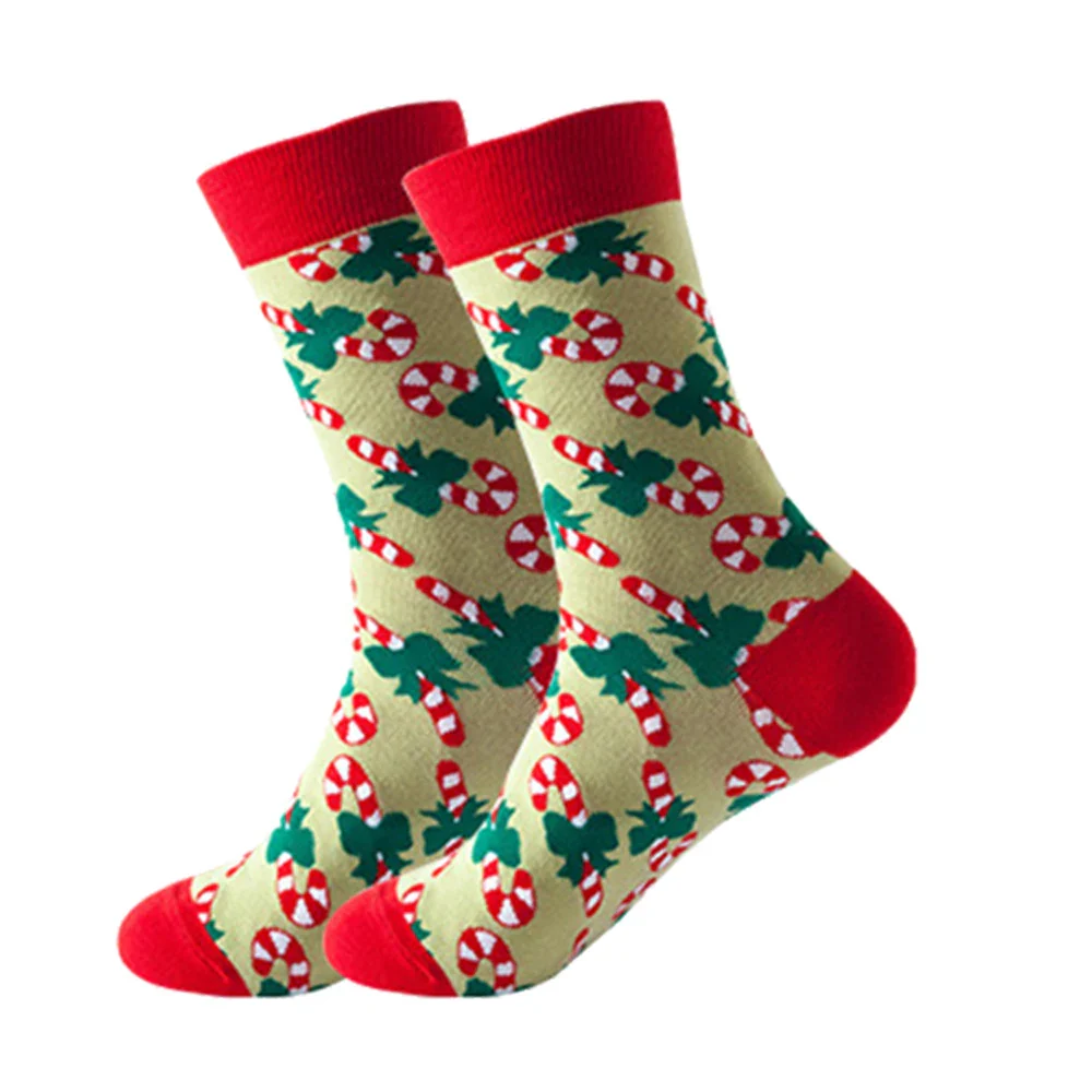 Woman Christmas Socks Funny Xmas Tree Snowflake Gingerbread man Candy Cane Cotton Tube Crew Happy Sock Men New Year Funny Sokken - Image 7