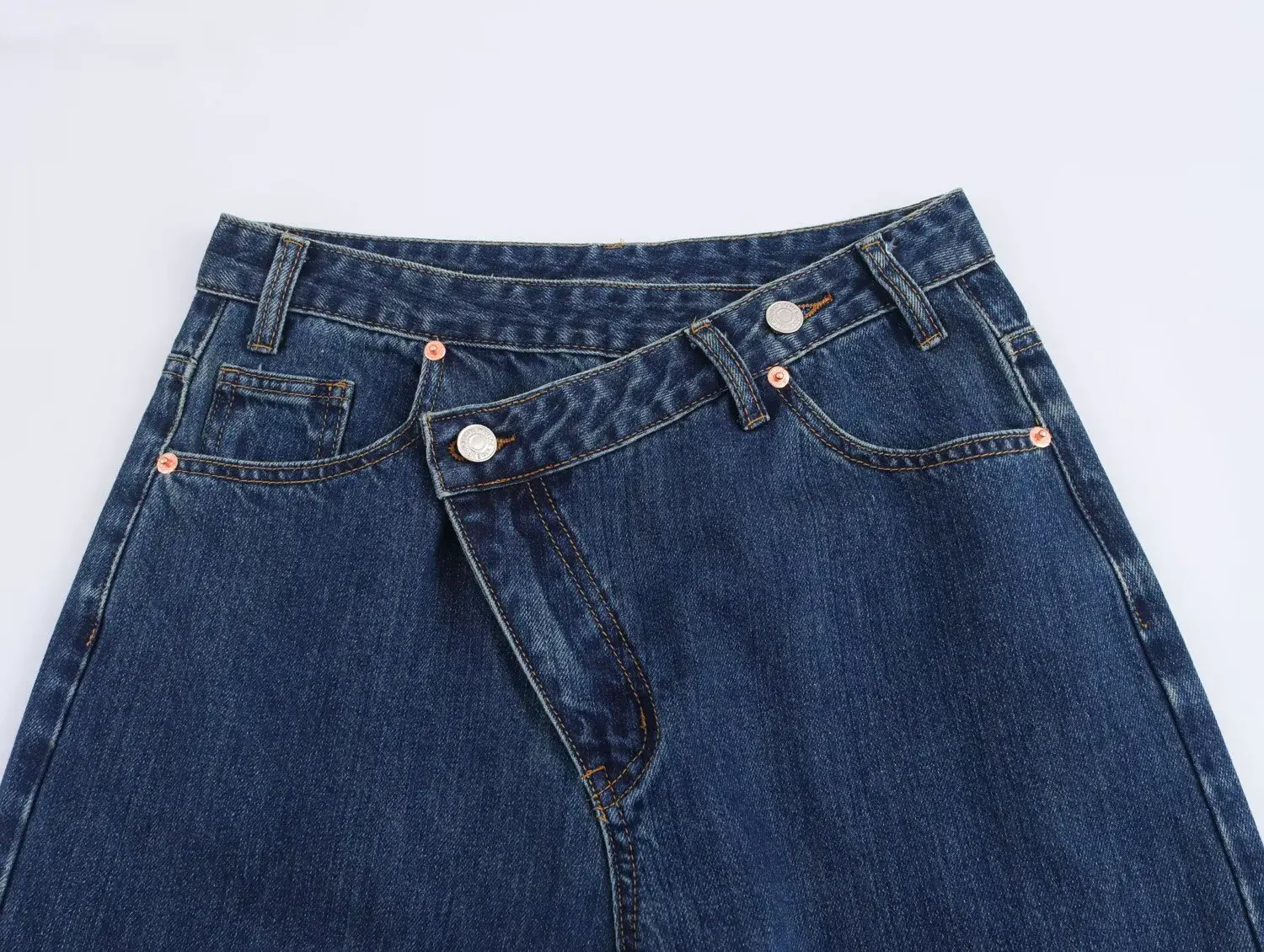 Woman Jeans Pants 2025 Spring High Waist Wide Leg Straight Fit Blue Casual Vintage Versatile Daily Streetwear Denim Jeans - Image 3